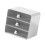 3-Layer Large Capacity Plastic Makeup Brush Desktop Organizer, Durable Storage Box 10