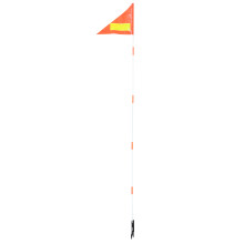 Bike Safety Flag with Pole Mount, Orange Reflective Waterproof