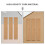 7pcs Self-Adhesive Cork Strips for Office Home School 8