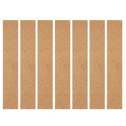 7pcs Self-Adhesive Cork Strips for Office Home School