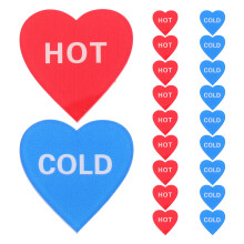 15pair Hot Cold Sticker Acrylic Water Indicator Labels for Faucets