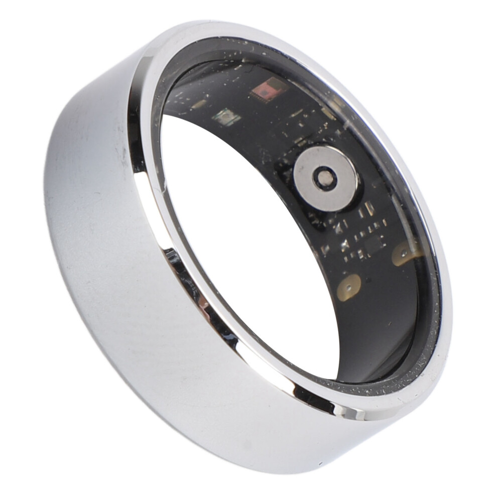 Smart Ring Health Tracker Ip68 Waterproof Bluetooth Lightweight Size 10 Silver 7691347277007
