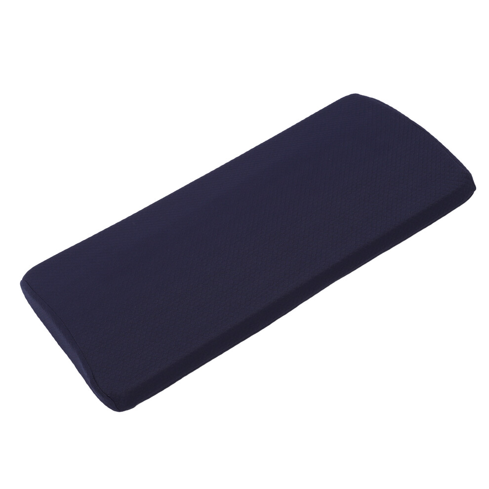 Blue Ergonomic Waist Support Pillow 56X26x5cm Breathable Memory Foam