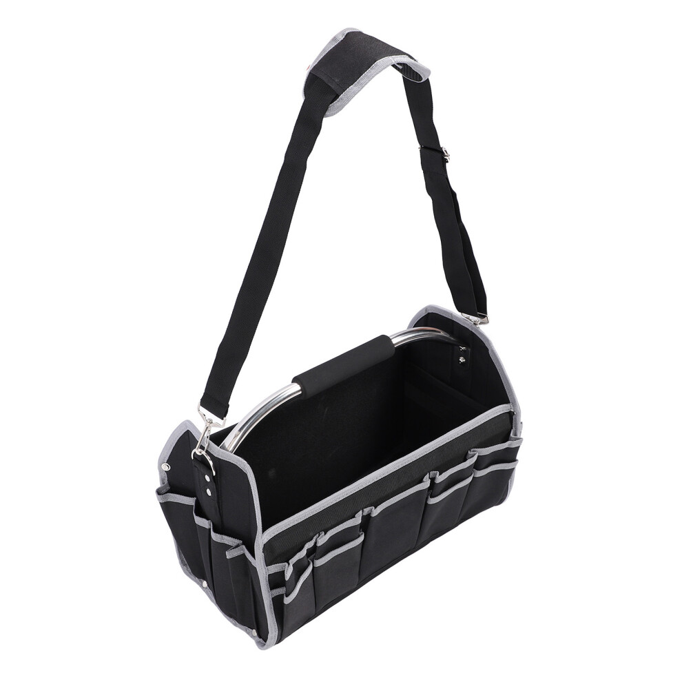 Spacious Electrician Tool Bag With Steel Handle - 600D Oxford 4951347277548