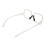 Crystal White TR90 Frame Billiard Glasses Adjustable and Lightweight 14