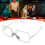 Crystal White TR90 Frame Billiard Glasses Adjustable and Lightweight 15