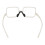 Crystal White TR90 Frame Billiard Glasses Adjustable and Lightweight 1