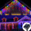Sparkling Solar Snowfall: LED Icicle Lights for a Merry Christmas 3