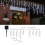 Sparkling Solar Snowfall: LED Icicle Lights for a Merry Christmas 4
