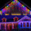 Sparkling Solar Snowfall: LED Icicle Lights for a Merry Christmas 7
