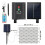 Radiant Nightfall: 192 LED Solar Lights on Transparent Wire 6