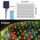 Radiant Nightfall: 192 LED Solar Lights on Transparent Wire 12