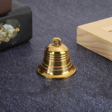 Feng Shui Kupferglocke für Wohlstand und Frieden Glücksbringer 7 cm