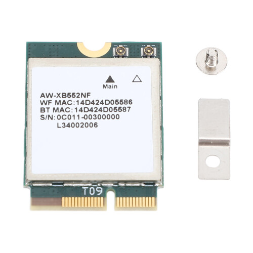 MT7902 Scheda wireless M.2 2400Mbps Tri-Banda BT5.2 1
