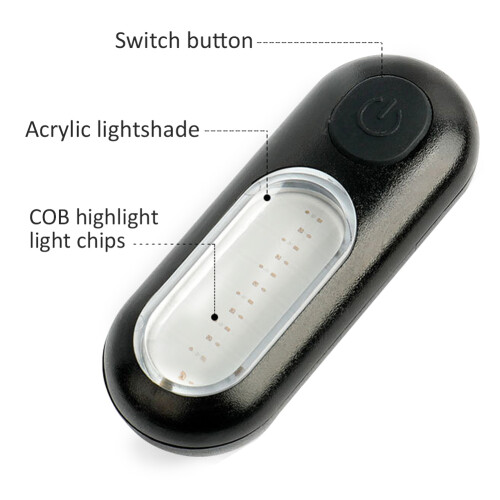 Rechargeable Bicycle LED Tail Light 250mAh Red & Blue, 5 Modes 2