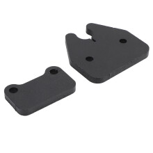 Kit de réparation du clip de pare-soleil en aluminium noir pour camions