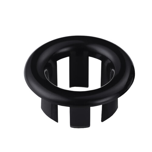 NES Home Nes Home Matte Black Replacement Basin Sink Hole Overflow Cover 2
