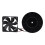 10W Solar Exhaust Fan Kit, 16cm Silicon Panel, Wall Ventilation 16