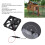 10W Solar Exhaust Fan Kit, 16cm Silicon Panel, Wall Ventilation 5