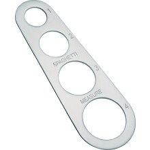 Stainless Steel Spaghetti Measurer 16cm, Durable Silver Pasta Portion Tool for Accurate Serving Sizes