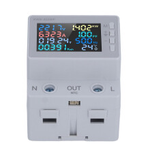 Compteur d'énergie Wi-Fi LED affichage couleur CA170-270V 63A