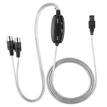 MIDI to USB Cable Converter MIDI Interface Adapter