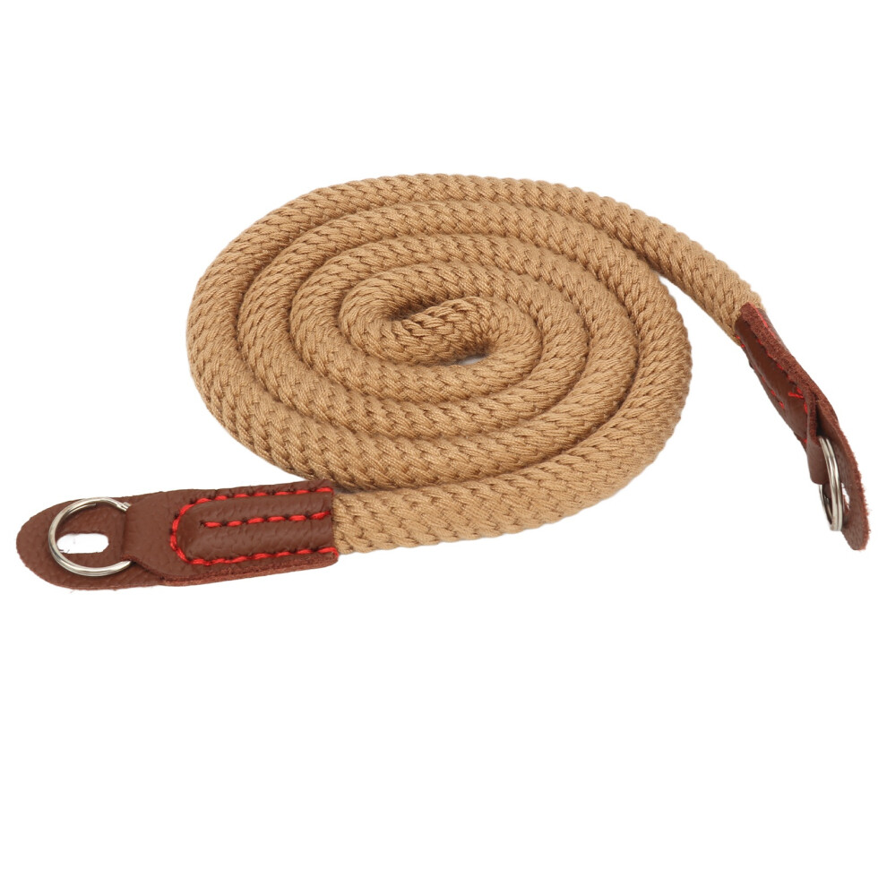 Cotton Artistic Simple Camera Strap Vintage Round Brown 8320539954547
