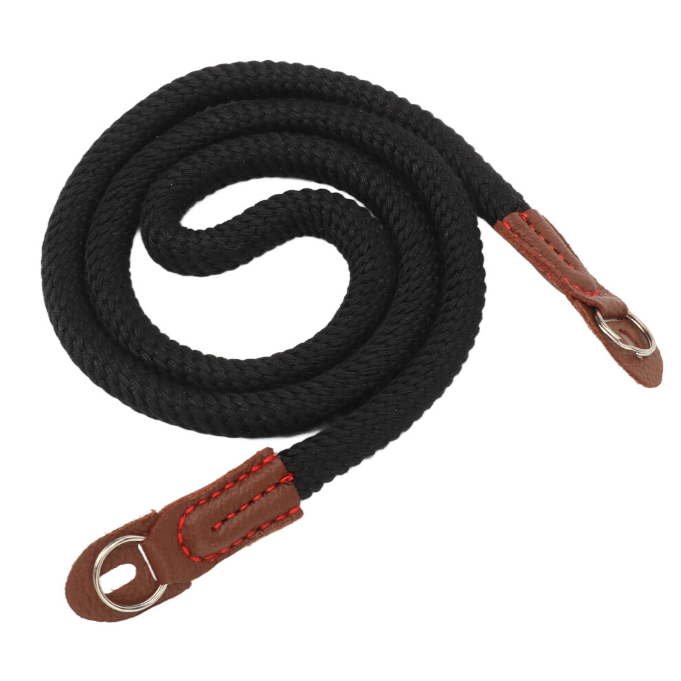 Cotton Artistic Simple Camera Strap Vintage Round Black 8320539954608