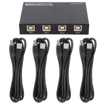 KC KM402 USB2.0 Four Port Keyboard and Mouse