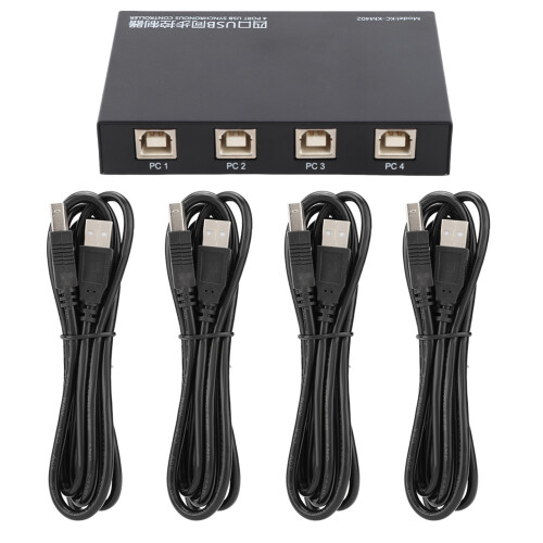 KC KM402 USB2.0 Four Port Keyboard and Mouse
