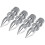 4 Pcs Speaker Spike Isolation Spikes Stand Foot 3