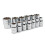 Chrome Vanadium Steel Socket Set 1/2" Drive 13 Short Hexagon 1