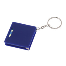 Small Keychain Tape Measure with Square Shape & Bubble Level