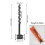 Blackened Steel Auger Bit Survival Drill Bit Extra Long-10mm 7