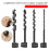 Blackened Steel Auger Bit Survival Drill Bit Extra Long-10mm 3