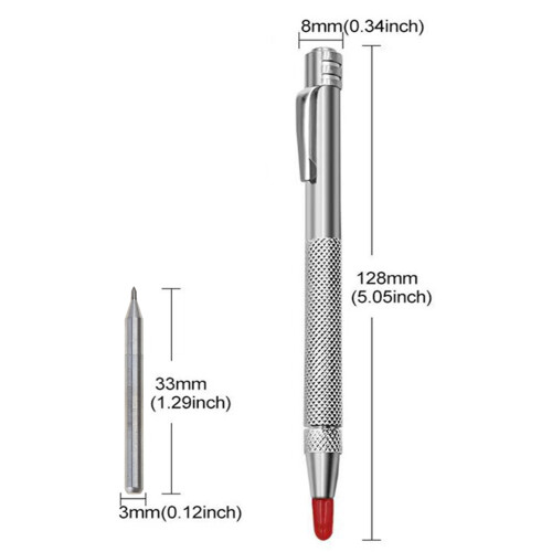 Scribe Tool Knurled Handle Magnetic-Tungsten steel point 1