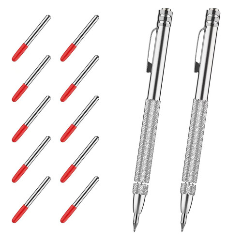 Tungsten Carbide Scriber Tungsten Scribe-2 pens plus 10 spare