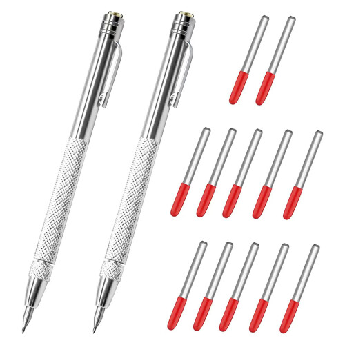 Tungsten Carbide Scriber Tungsten Scribe-2 pens plus 10 spare 2