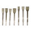 1PC Chisel Bits Square Handle Shank CarbonSteel Point-Type F 2