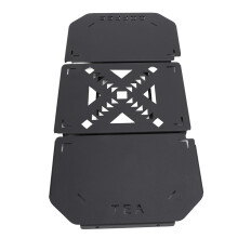 Batterie externe solaire 20000mAh charge rapide étanche compacte prête pour l'extérieur