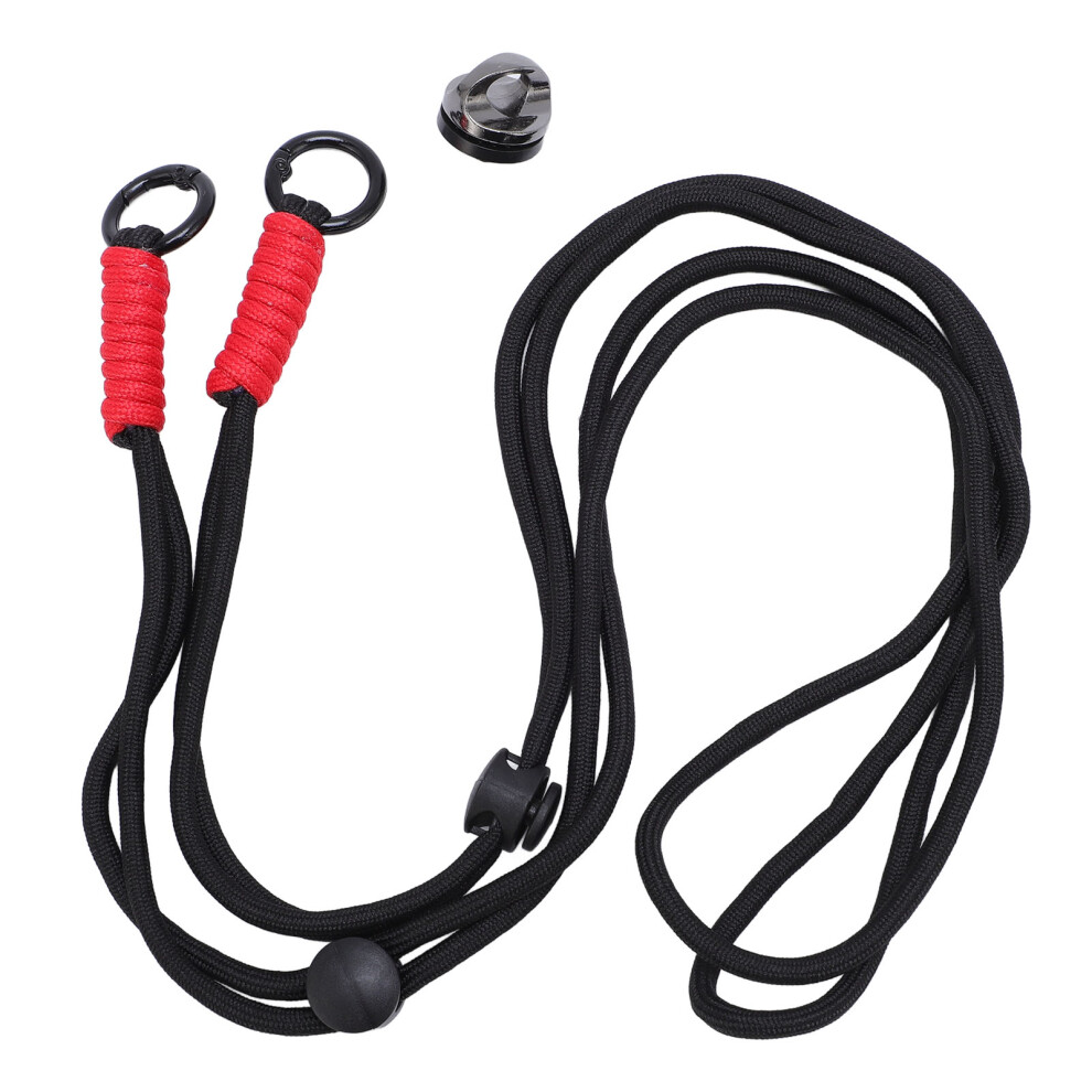 Action Camera Anti Loss Rope Aluminum Alloy Buckle Black 8320539955841