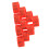 100PCS/Bag 16MM 001-100 Numbered Plastic Poultry 10