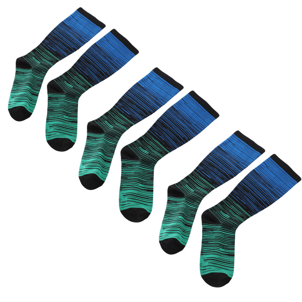 Plus Size Wide Calf Compression Socks XXXXL, Knee High Support Stockings