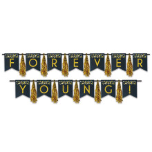 Beistle Forever Young! Tassel Streamer