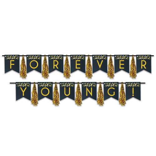 Beistle Forever Young! Tassel Streamer