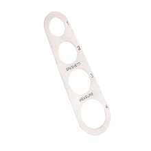 4-Holes Stainless Steel Spaghetti Measurer Tool for Accurate Noodle Portioning in Home and Professional Kitchens