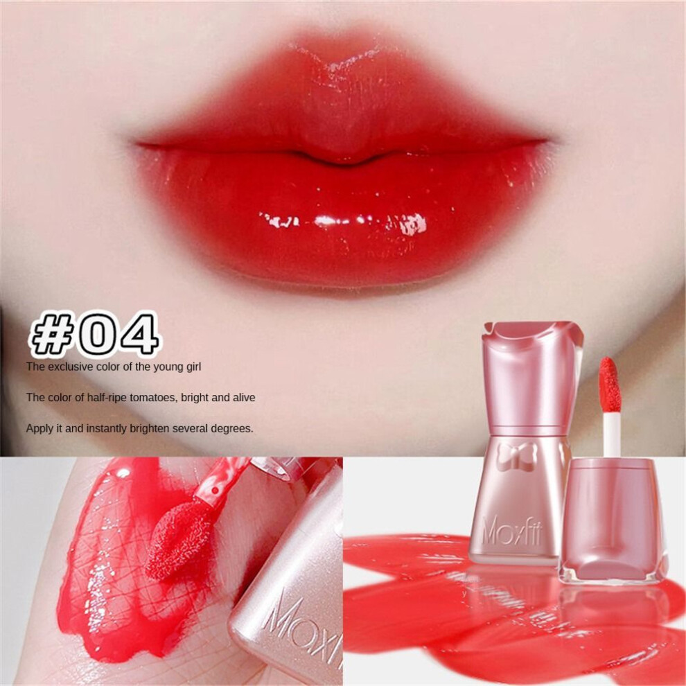 (Type#4) Maxfit Summer Advanced Water Light Lip Glaze Yellow Black Skin White Lip Gloss-image-OPC-PKCZD7C-NEW