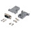 StarTech.com Conector D-SUB DB9 Macho Soldado com Backshell Plástico (C9PSM) 1