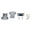 StarTech.com Conector D-SUB DB9 Macho Soldado com Backshell Plástico (C9PSM) 2