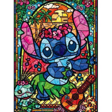 DIY 5D Diamond Painting Kit for Adults Children, 5D DIY Diamond Painting Full Round Drill Lovely Stitch Rhinestone Embroidery for Wall Decoration 12X1